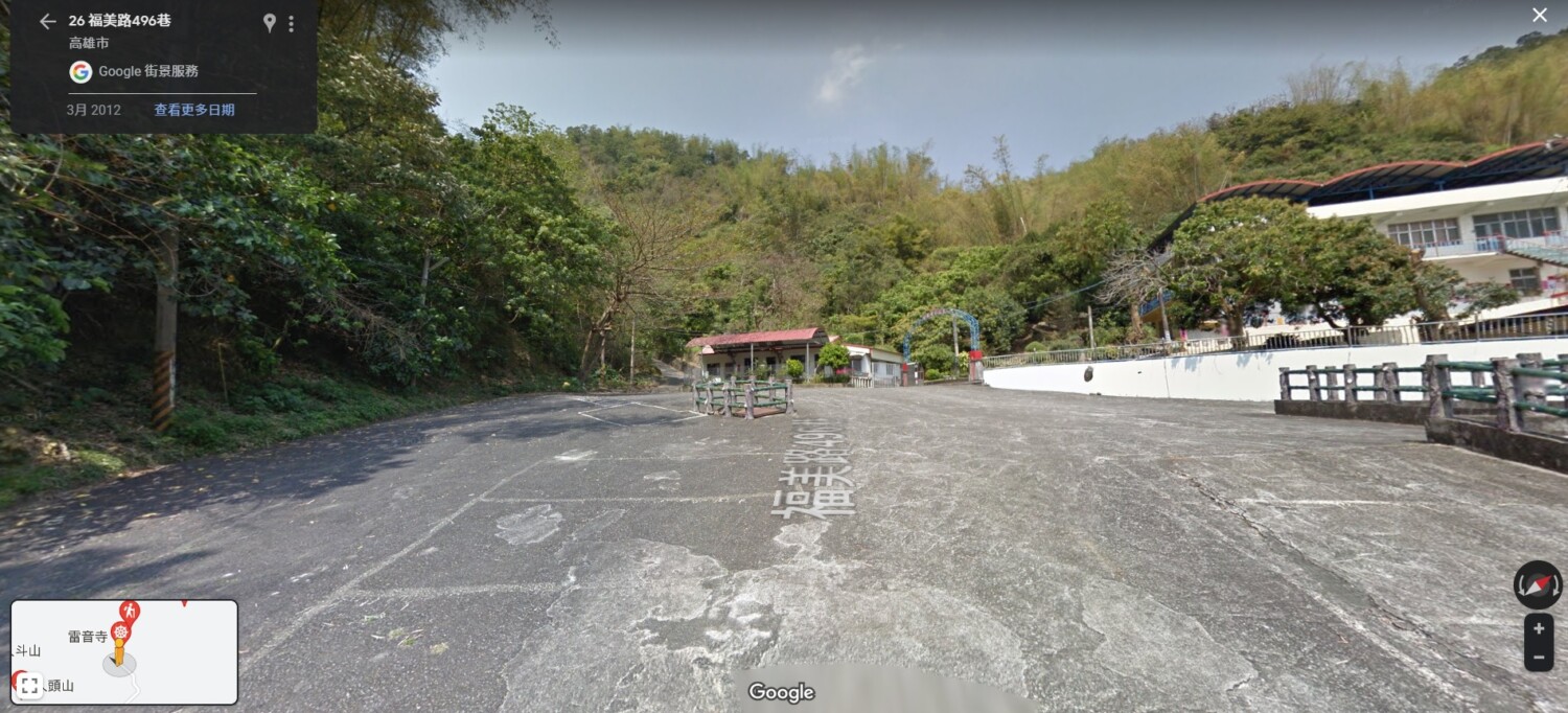 Google Map 上雷音寺照片